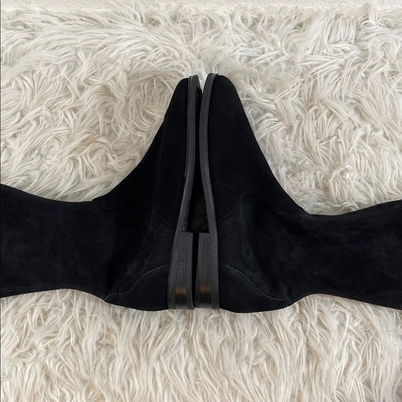 GENTLE SOULS BY KENNETH COLE Emma Stretch Black Tall Suede Boots Size 7.5 - Picture 7 of 12